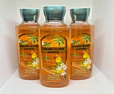 Bath and Body Works GOLDEN MANGO LAGOON SHOWER GEL 10 FL OZ *SET OF 3*