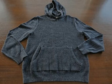 Gap For Good Men's Hooded Pullover Sweater Waffle Sweater Hoodie Size Small