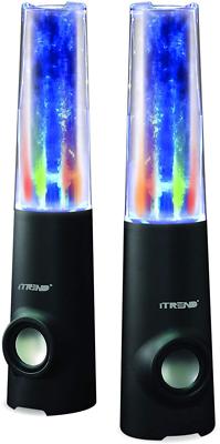 iTrend Tragbarer Disco Brunnen USB Wasser Lautsprecher für iPod/Tablet/Smartphone/Com