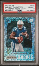 2023 Panini Prizm Flashback Rookie Mojo Prizm #PFR-4 Anthony Richardson /25 (RC)