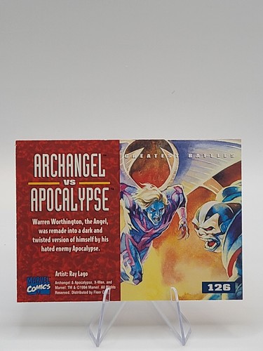 Archangel vs Apocalypse - 1995 Marvel Fleer Ultra #126 - Bild 2 von 2