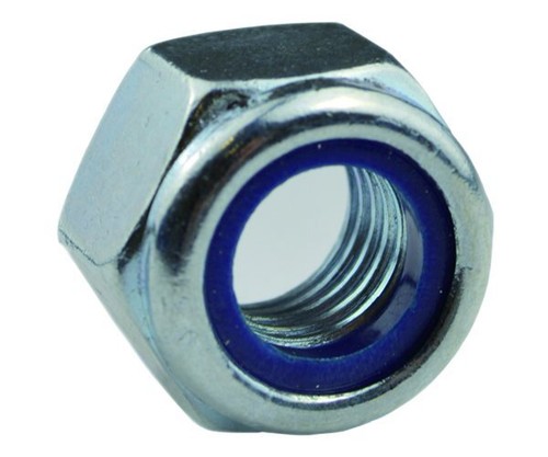 UNF Dado Esagonale Nyloc Acciaio Zinco BZP P Tipo DIN982 - Foto 5