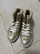 G by Guess Gold Prints Sneakers Size 6M
