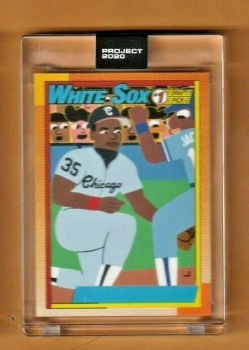 2020 FRANK THOMAS TOPPS PROJECT LIMITED CARD #141 - BOX & BUBBLE  WHITE SOX
