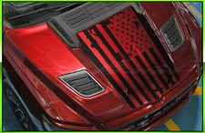 Hood Blackout Racing Stripes 5 American Flag Fits - 2019 And Up Ram 1500 Hood Blackout Racing Stripes 5 American Flag Fits - 2019 And Up Ram 1500