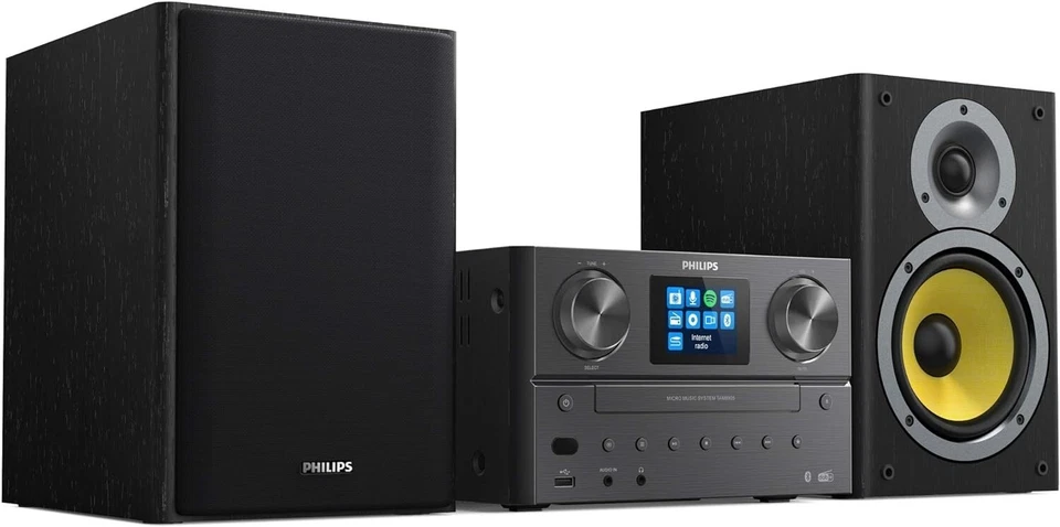 PHILIPS Tam8905 Music System with Internet Radio,Spotify,Bluetooth, Cd, USB - Image 4 of 4