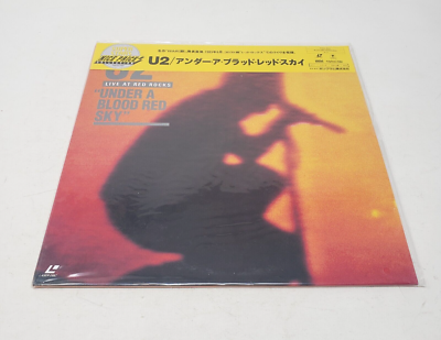 U2 Live at Red Rocks Under The Blood Red Sky Laser Disc Brand New
