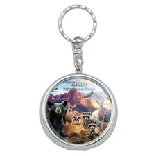 Zion National Park Utah UT Animals Portable Travel Ashtray Keychain