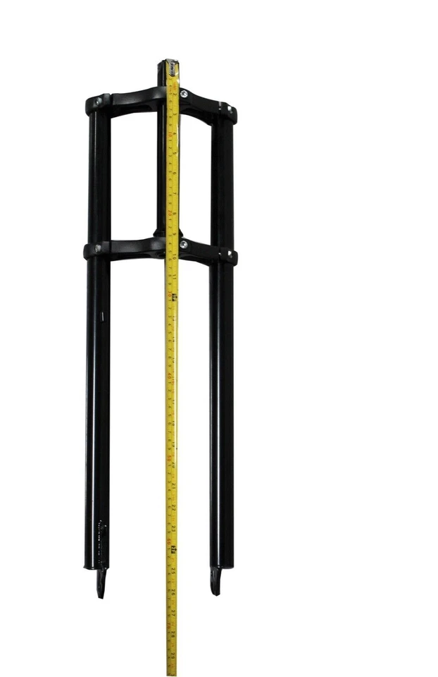 TRIPLE TREE 1-1/8" Bicycle FORK 1.125" Thread less Disc Mount 26" x 4" FAT TIRES - Image 3 of 4