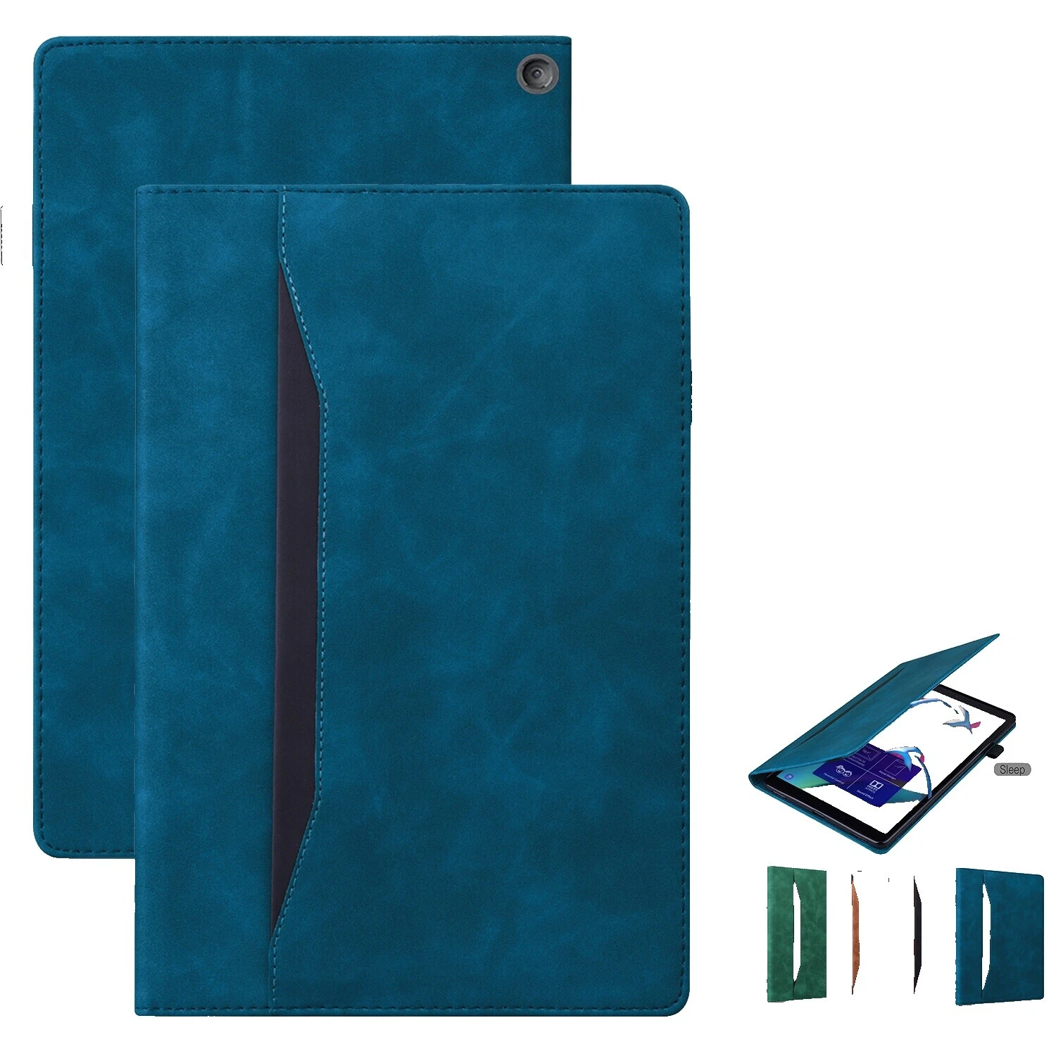 Leather Folding Folio Cases for Amazon Tablets & eReaders