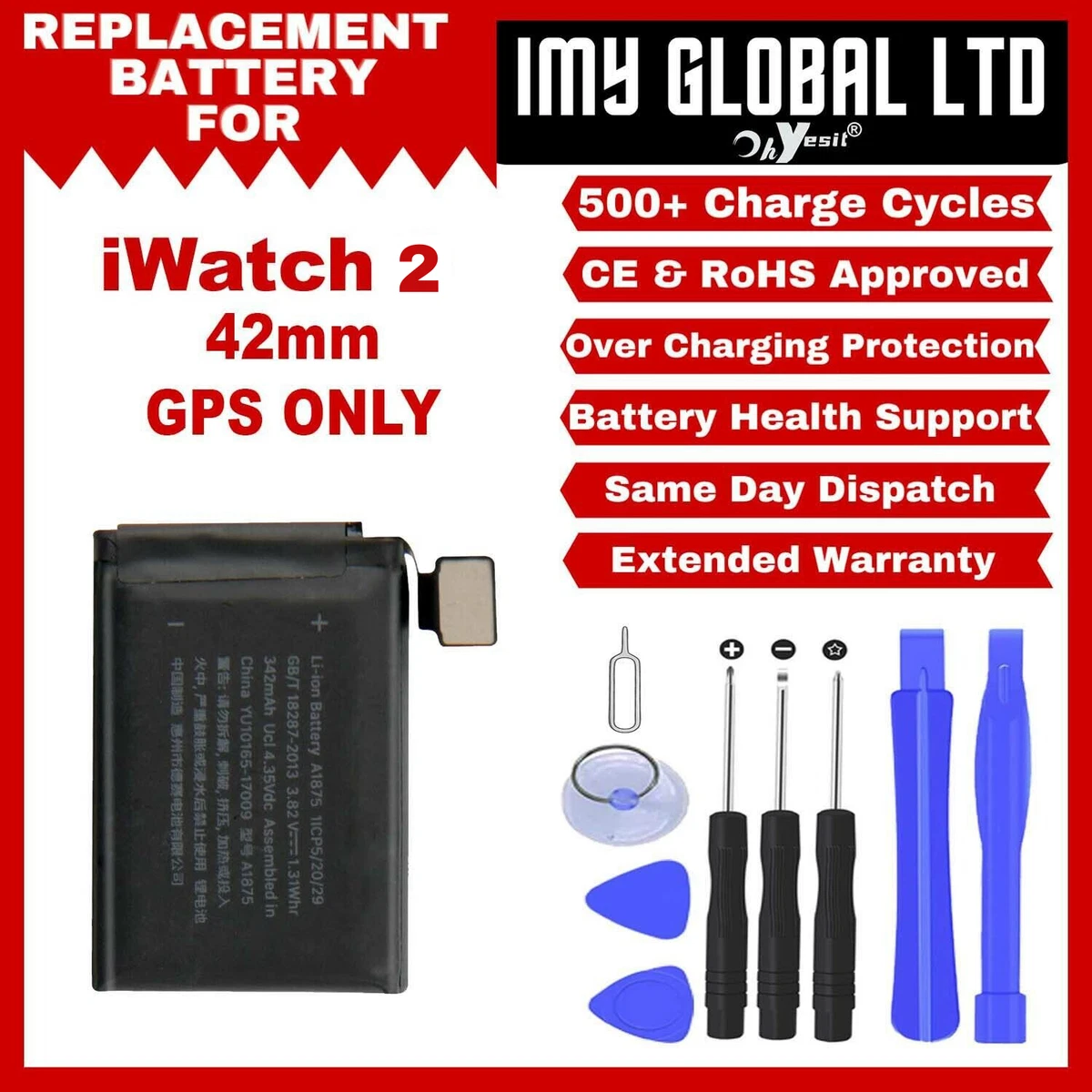 Apple watch series 2 battery best sale price