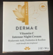 DERMA-E VIT C INTENSE NIGHT CREAM MULTI-BENEFIT SKIN BRIGHTENER EXP 07/2026 NEW
