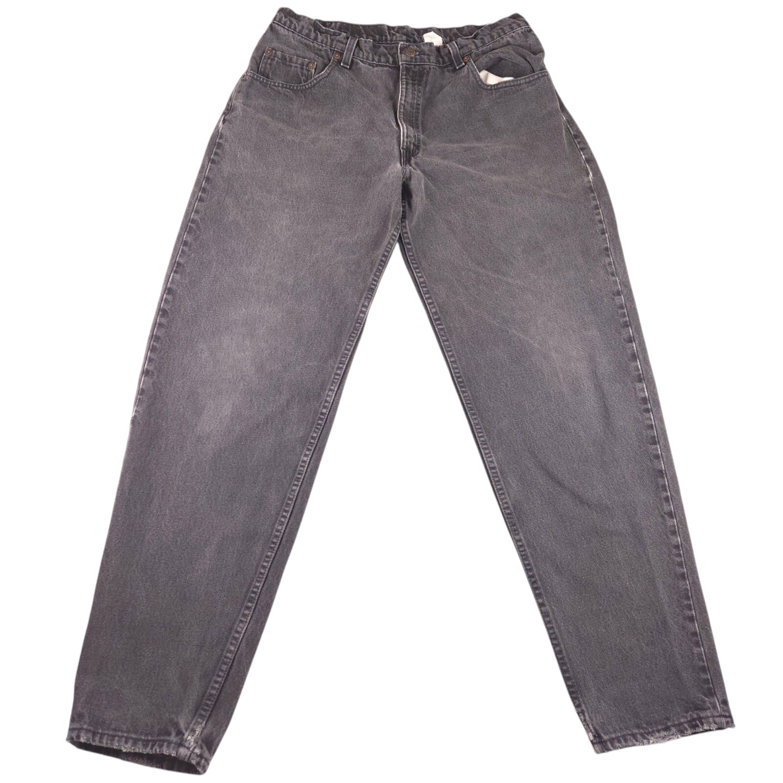 Vintage 90s Levis 560 Jeans Men 36x32 (33x31) Black Baggy Loose Fit Tapered Leg