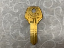 Lot of 12 CURTIS CO-87 Blank Uncut Keys Made in USA