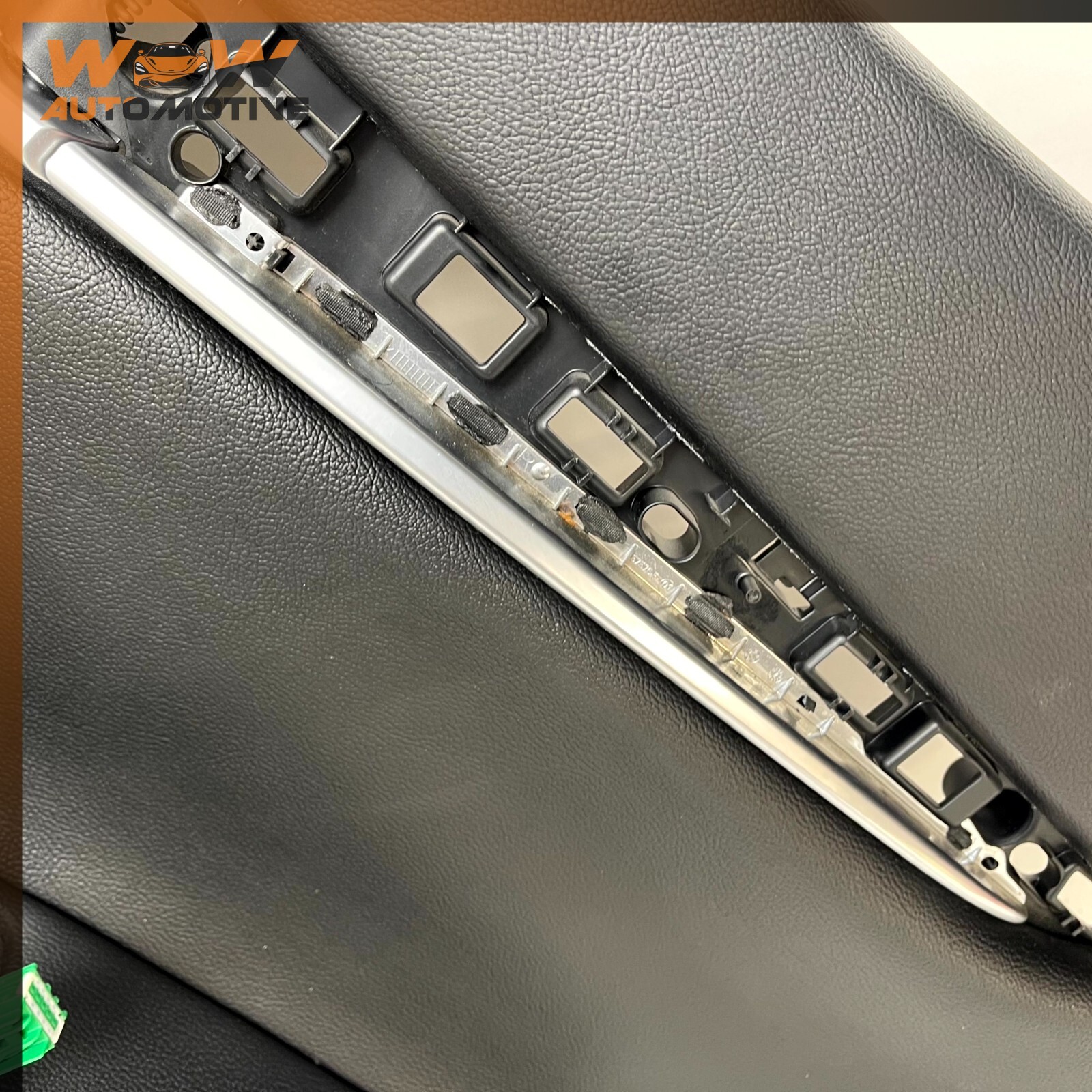 14-16 MASERATI GHIBLI REAR RIGHT PASSENGER SIDE INTERIOR DOOR PANEL BLACK OEM