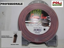 Filo Decespugliatore Acciaio 3mm X 45m - Professionale Per Tagliabordi, Giardini, Prati - Foto 4