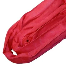 Red Endless Round Rim Sling 4 FT Tow Wrecker Crane Strap 26,400 lbs Basket Poly