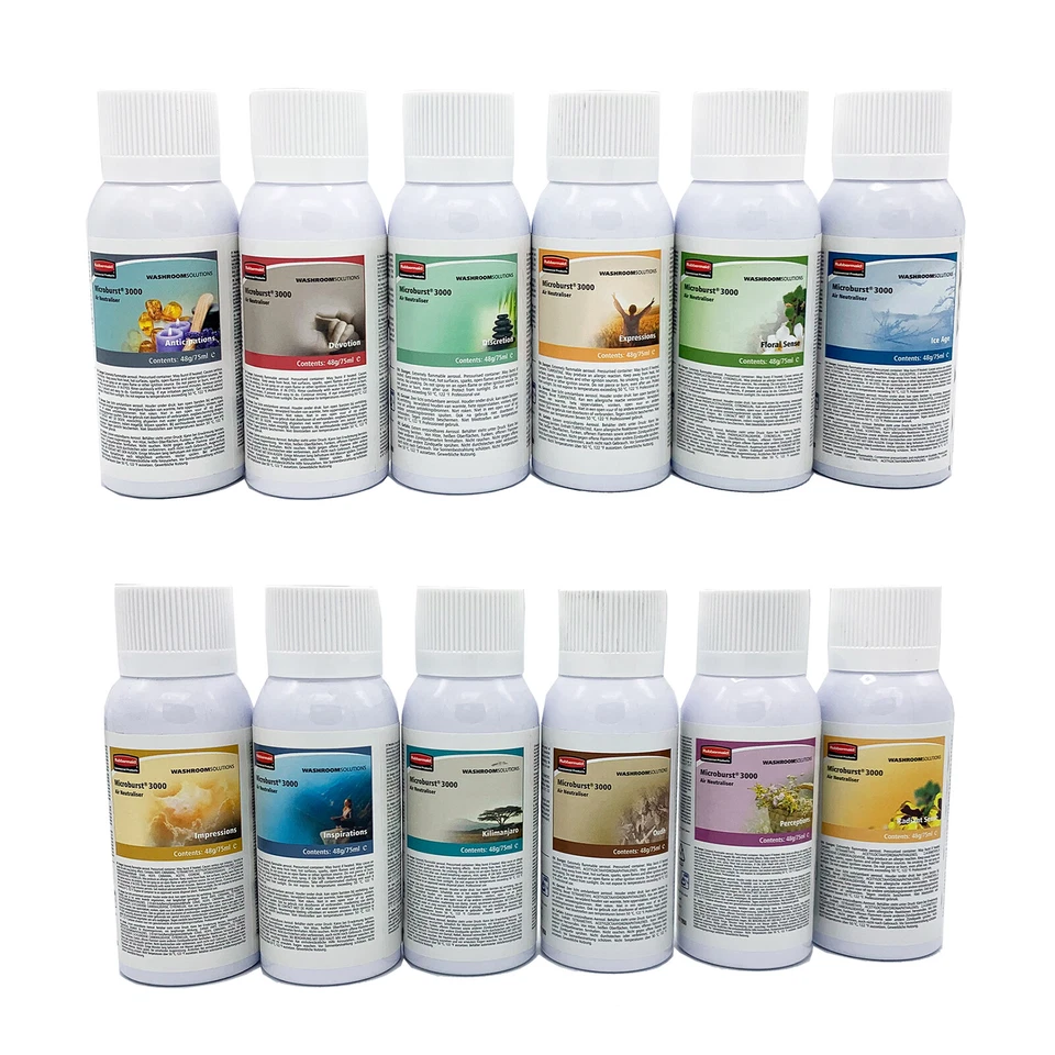 Rubbermaid Microburst 3000 Refills Assorted Fragrances of 6 Or 12 Refills 75ml - Image 3 of 4