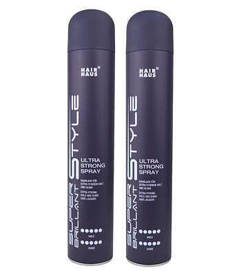 Super Brillant Style Ultra Strong Spray 2x 500ml Haarlack