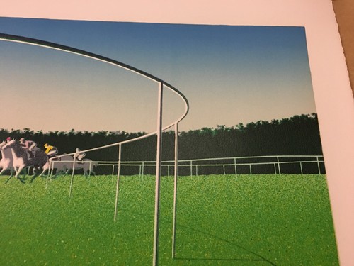 "Pferderennen #5" von Bezard signierte Lithographie mit Echtheitszertifikat - Bild 7 von 8