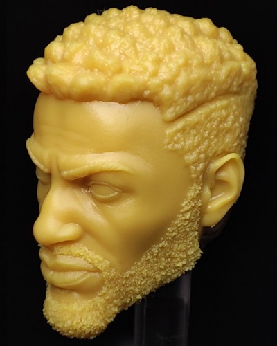 McFarlane Size Unpainted Hawkman Carter Hall Head Sculpt 1/12 Scale Fit 7'' Acti - Picture 4 of 5