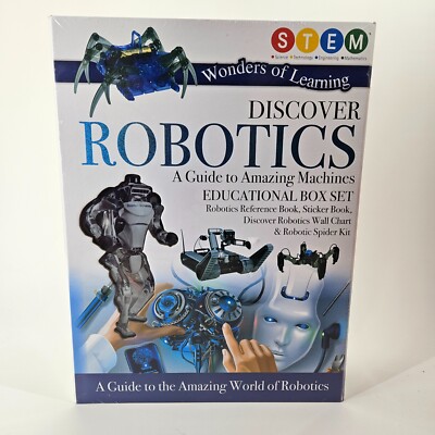 STEM Wonders of Learning: Discover Robotics - A Guide to Amazing Machines NEW