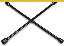 Torin Professional 20" Universal Heavy Duty Cross Lug Wrench, Black