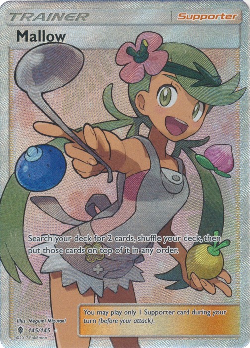 Mallow - 145/145 - Full Art Ultra Rare NM, English Pokemon Guardians Rising