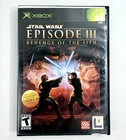 Star Wars: Episode III: Revenge of the Sith (Microsoft Xbox, 2005) Game and Case
