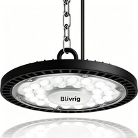 100W UFO LED Werkstattlampe, 10000LM Hallenstrahler 6000K Kaltweiß | IP65