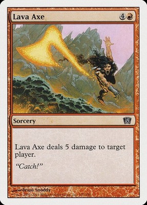 Lava Axe | #197 | 8ED | MTG | Regular | MP