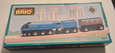 BRIO 33413 Mallard Dampflok OVP / Rare Wooden Train Boxed – Mängel s. Bilder