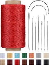 218 Yards Upholstery Thread Heavy Duty, Waxed Leather Thread Sewing Kit