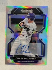 CHASE DELAUTER 2022 Panini Prizm Draft Picks SILVER Prizm AUTO Autograph