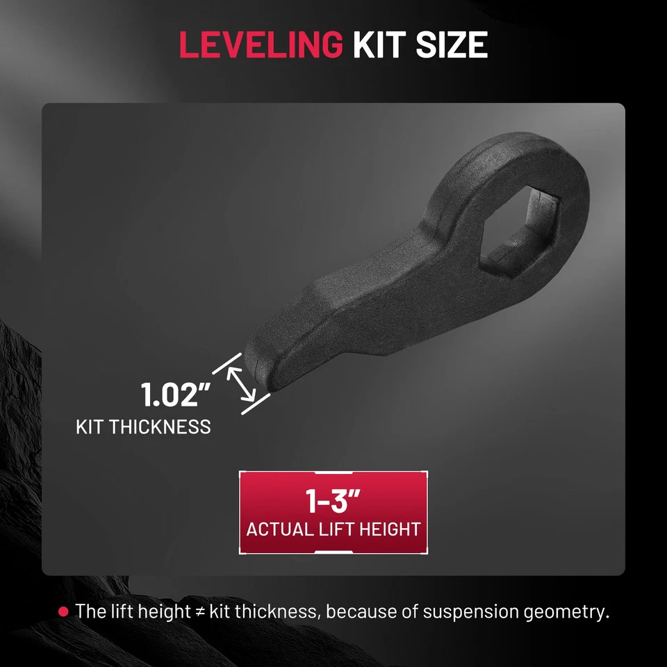 3 英寸前调平升降机套件 2001 - 2010 雪佛兰 Silverado GMC Sierra 2500 3500 HD SE — 第 4/4 张图片