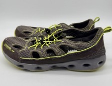 Speedo Water Shoes Men's Sz 11 Grey Yellow Hydro Comfort 2.0 Bungee