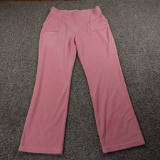 Juicy Couture Pants Womens XL Pink Boot Velvet Velour Soft Jogger Sweatpants Y2K