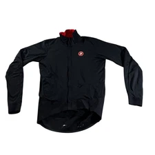 Castelli Alpha Ros Cycling Jacket Windstopper  Men Size XL Black