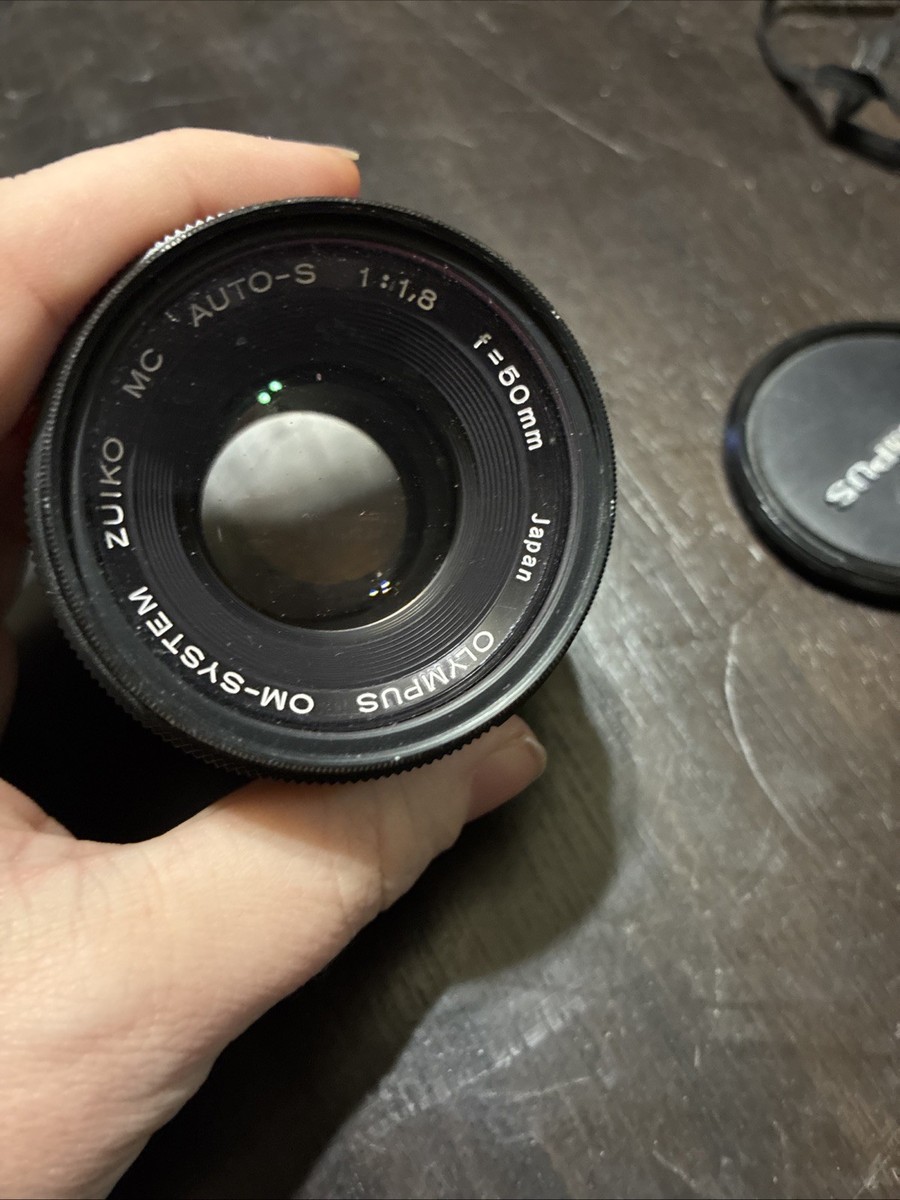 Olympus OM-System Zuiko 50mm f/1.8 Auto-S MC Lens Japan Vintage