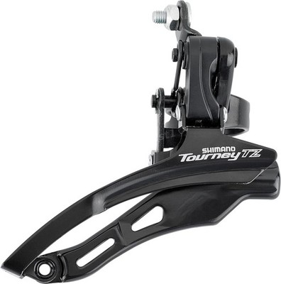 Shimano Tourney TZ FD-TZ500 Umwerfer Fahrrad 3x6/7-fach Down Swing Schelle schw
