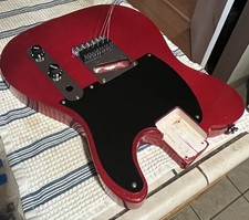Squier Telecaster Body Flaked Out Candy Red Glitter S/H Tusq Selle Esquire
