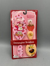 Strawberry Shortcake Detangler Hair Brush Set 2 Pack Kids Gift NEW