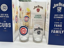 Collectible 2 Jim Beam Whiskey Chicago Cubs 1...