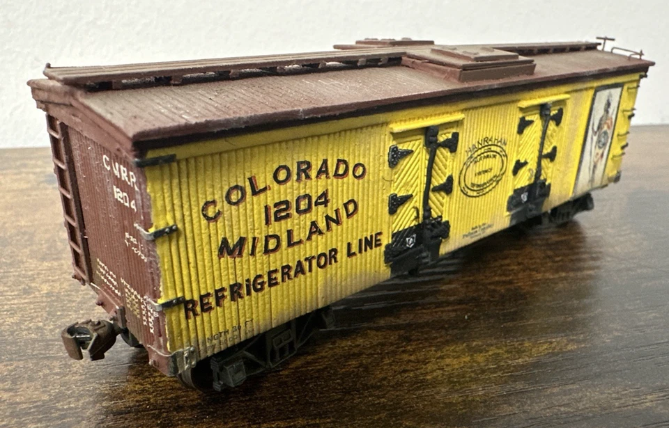 LaBelle Woodworking Kit #HO-46 Colorado Midland Hanrahan Reefer #1204 Pro-Built! - Image 4 of 4