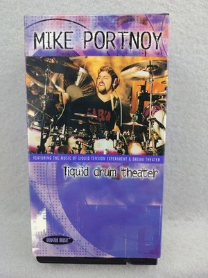 Mike Portnoy   Liquid Drum Theater VHS 2001 Dream Theater 2 TAPE SET