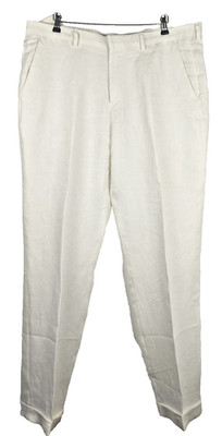Baird McNutt 100% Linen Murano Men 40x34 White