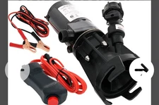 Flojet Portable Self-Priming RV Macerator Waste Pump Kit 12V 18555000A