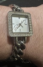 Vintage Y2K Billabong Women’s Surf Watch Stainless Steel Bracelet Style Untested