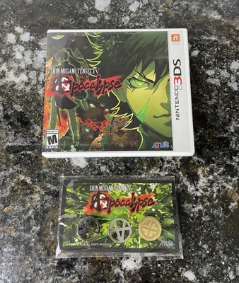 Shin Megami Tensei IV: Apocalypse (Nintendo 3DS, 2016) COMPLETE CIB W/ PINS!!