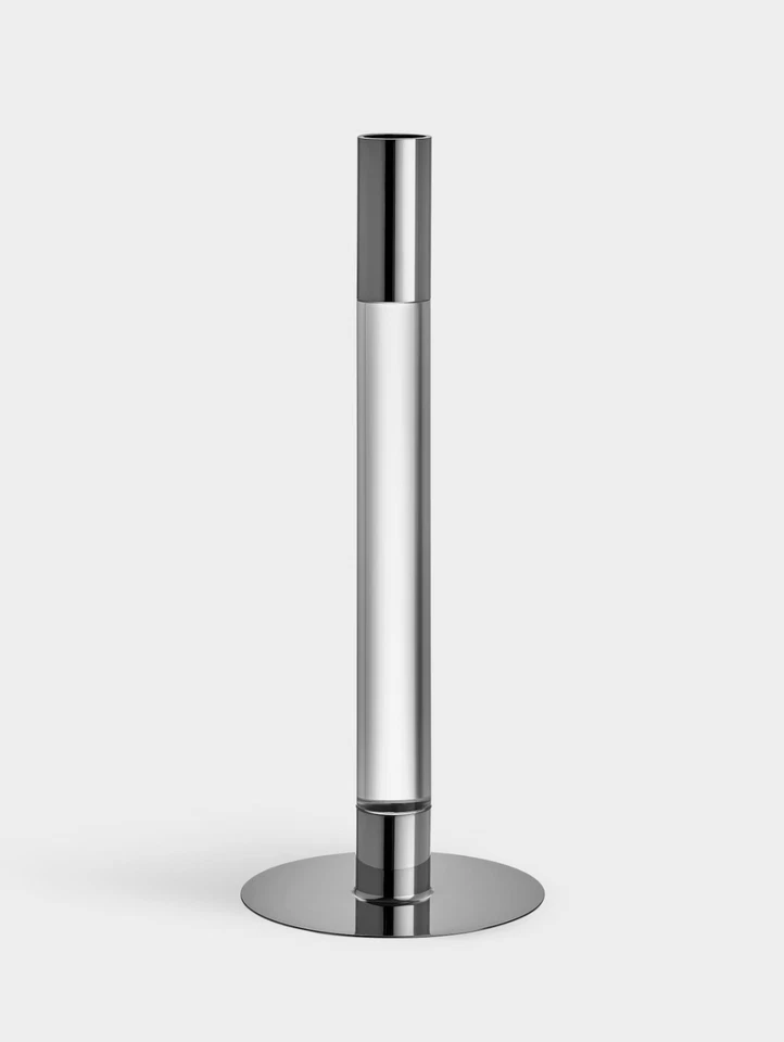 Подсвечник Orrefors Lumiere • стеклянный и металлический подсвечник • дизайн Ingeg - Изображение 2 из 2